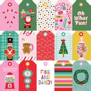 Simple Stories Hard Candy Christmas 12X12 Tag Elements