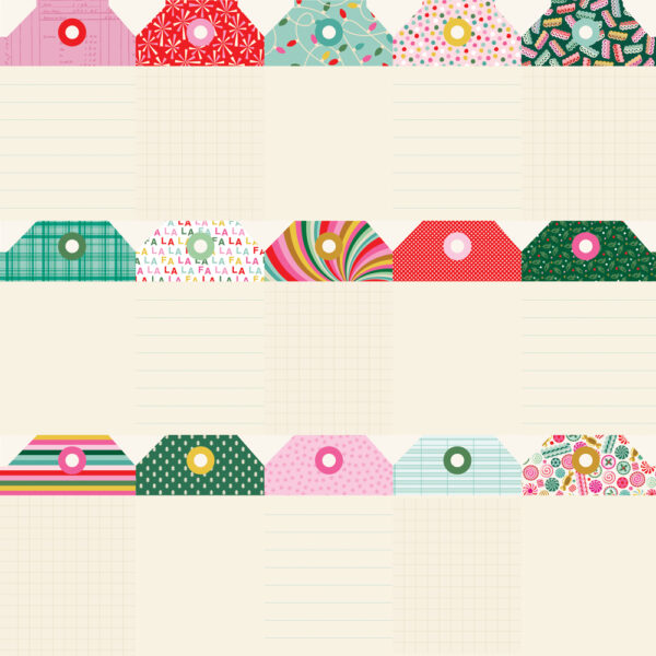 Simple Stories Hard Candy Christmas 12X12 Tag Elements