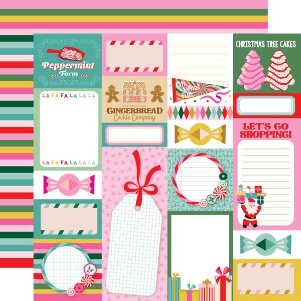 Simple Stories Hard Candy Christmas 12X12 Journal Elements Simple Stories Hard Candy Christmas 12X12 Journal Elements