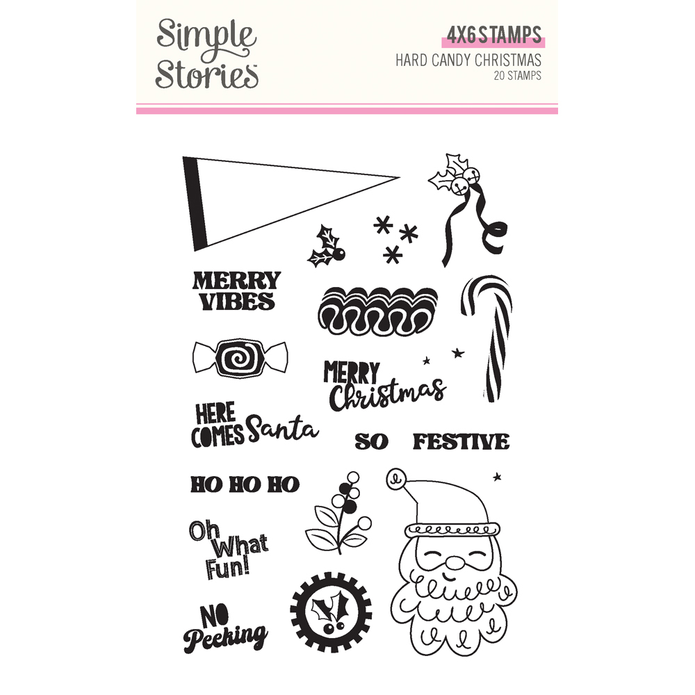 Simple Stories Hard Candy Christmas Stamps