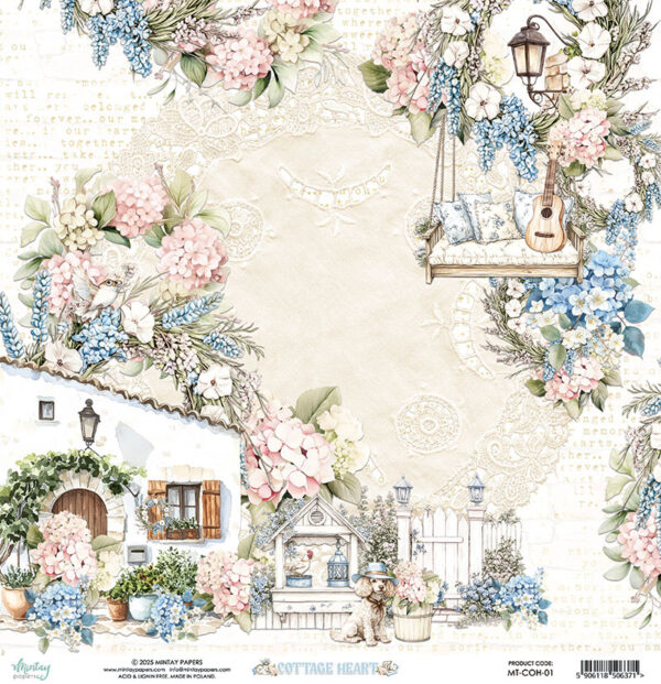 Mintay Cottage Heart 12X12 01