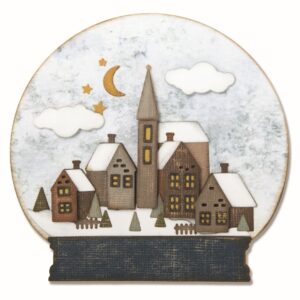 Sizzix Thinlits Die Set 26PK Snowglobe #2 By Tim Holtz