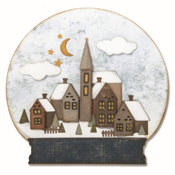 Sizzix Thinlits Die Set 26PK Snowglobe #2 By Tim Holtz