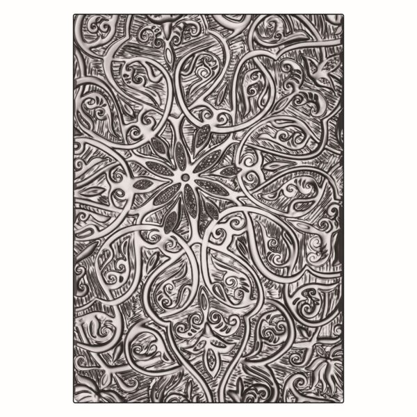 Sizzix Sizzix 3-D Texture Fades Embossing Folder Engraved Large/A5 By Tim Holtz Sizzix Sizzix 3-D Texture Fades Embossing Folder Engraved Large/A5 By Tim Holtz