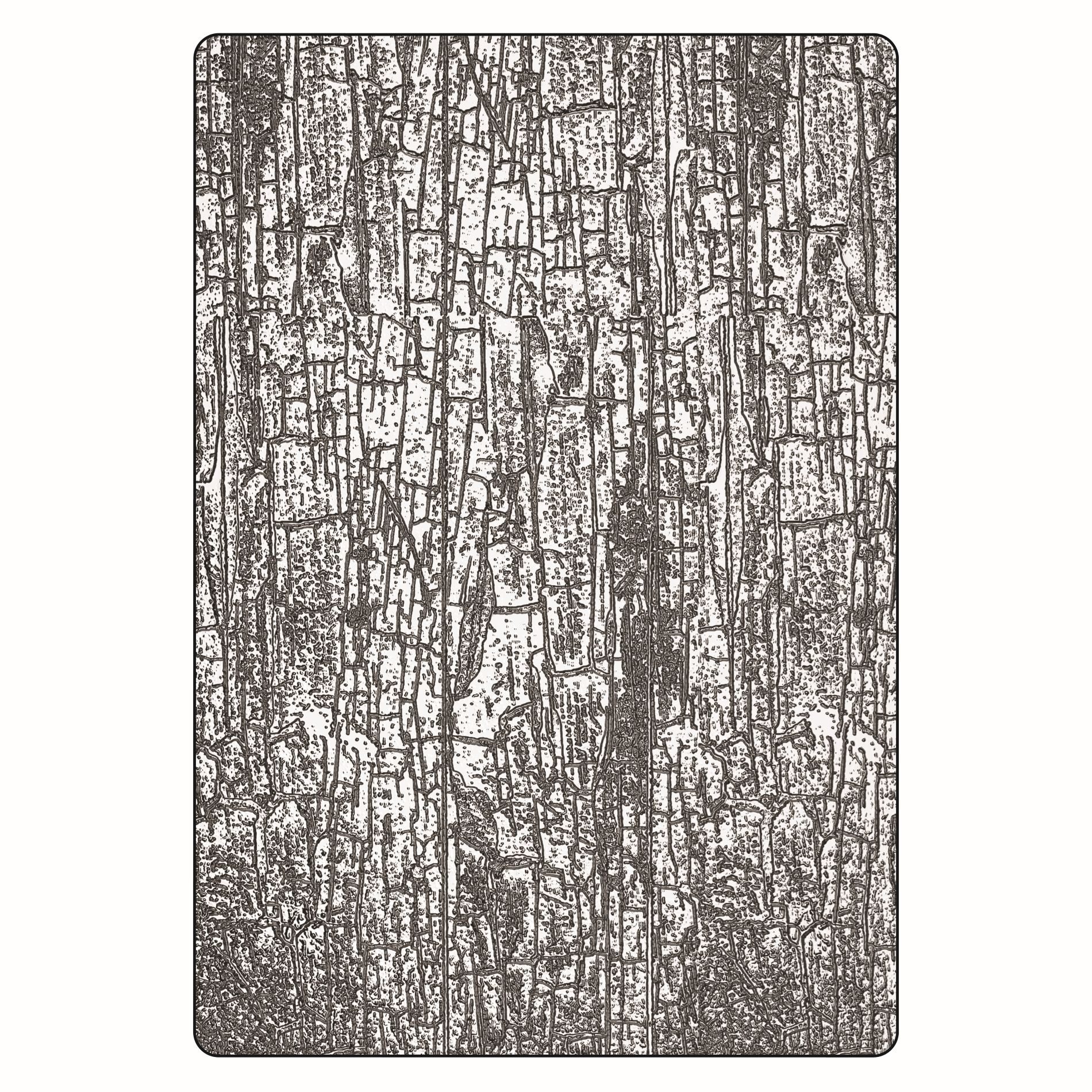 Sizzix 3-D Texture Fades Embossing Folder Cracked Large/A5 By Tim Holtz