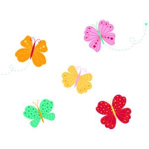 Sizzix Clear Stamps Set 14PK   Bright Butterflies #1 By Catherine Pooler