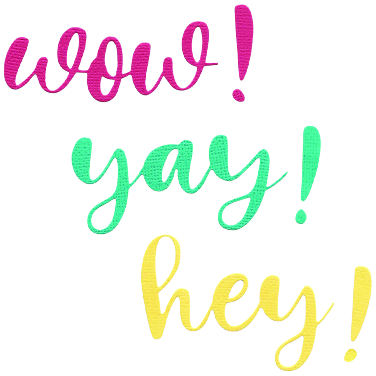 Sizzix Thinlits Die Set 3PK Exclamation Word Dies By Catherine Pooler