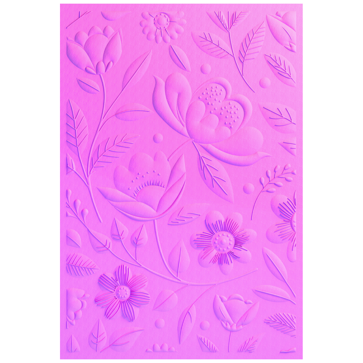 Sizzix 3D Textured Impressions Embossing Folder Happy Garden #1 By Catherine Pooler