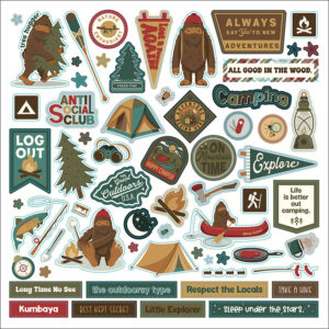 Photo Play Camping Legends Stickers