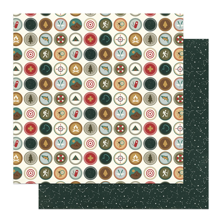 Photo Play Camping Lengends 12X12 Merit Badge