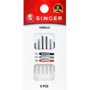 SINGER CHENILLE NEEDLES 22, 24, 26