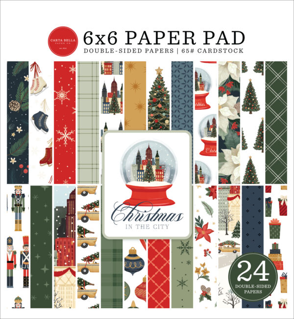 CB Christmas in the City 6X6 Paper Pad CB Christmas in the City 6X6 Paper Pad