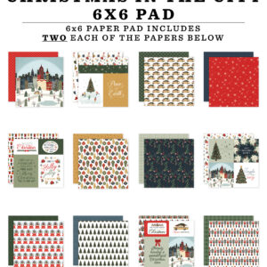 CB Christmas in the City 6X6 Paper Pad