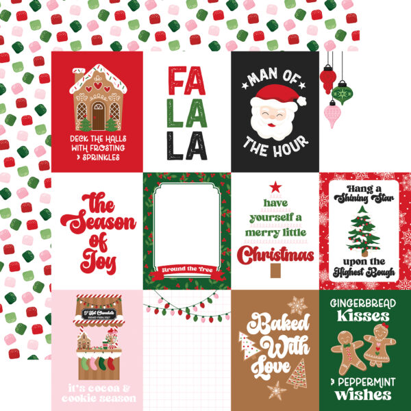 CB Santa’s Christmas Delivery 12X12 3X4 Journaling Cards CB Santa's Christmas Delivery 12X12 3X4 Journaling Cards