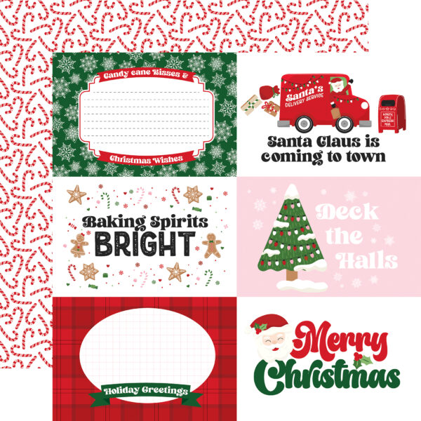 CB Santa’s Christmas Delivery 12X12 6X4 Journaling Cards CB Santa's Christmas Delivery 12X12 6X4 Journaling Cards