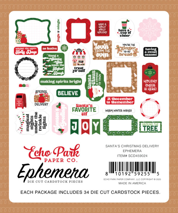 CB Santa's Christmas Delivery Ephemera