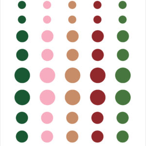 CB Santa's Christmas Delivery Enamel Dots