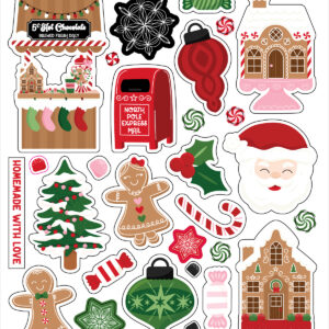 CB Santa's Christmas Delivery Puffy Stickers