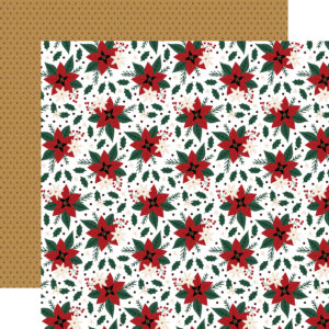 Ep Santa Claus 12X12 Holiday Poinsettia