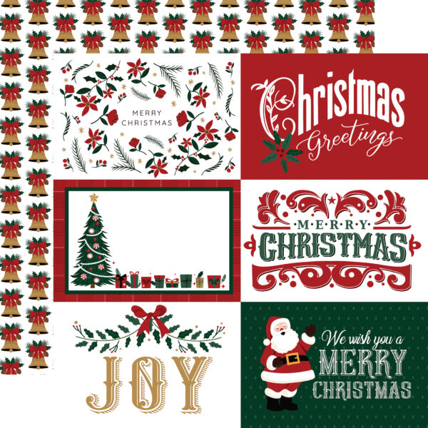 Ep Santa Claus 12X12 6X4 Journaling Cards Ep Santa Claus 12X12 6X4 Journaling Cards