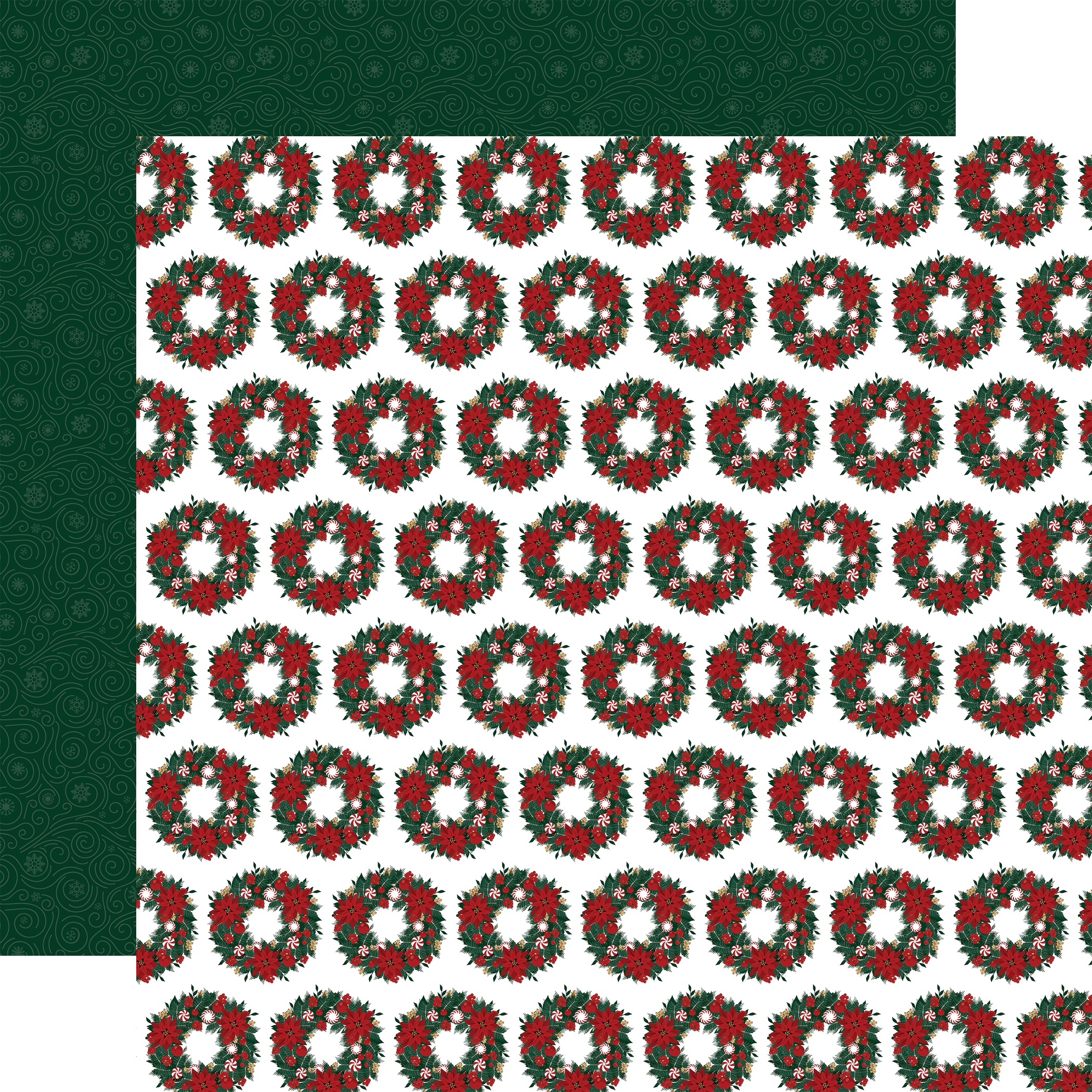 Ep Santa Claus 12X12 Season's Greetings Wreath