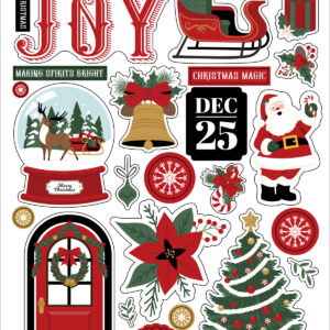 Ep Santa Claus Puffy Stickers