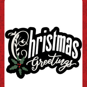 Ep Santa Claus Christmas Greetings Die Set