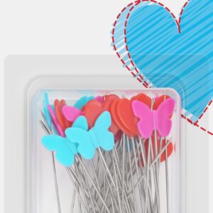 PRYM LOVE FLAT HEAD PINS 50CT