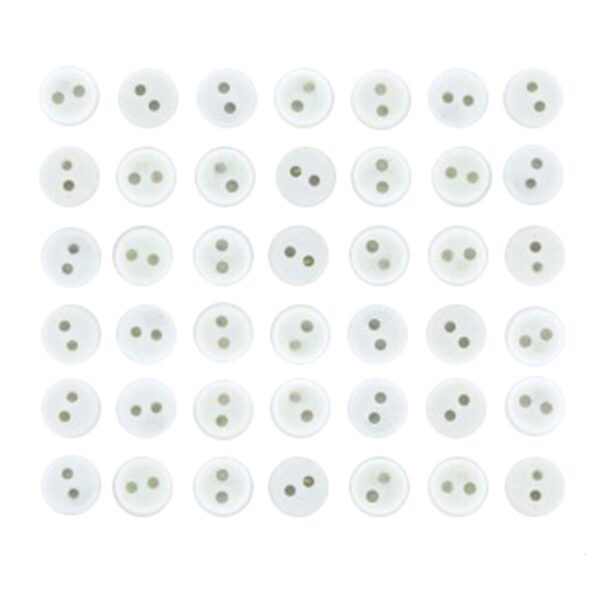 DRESS IT UP TINY WHITE BUTTONS