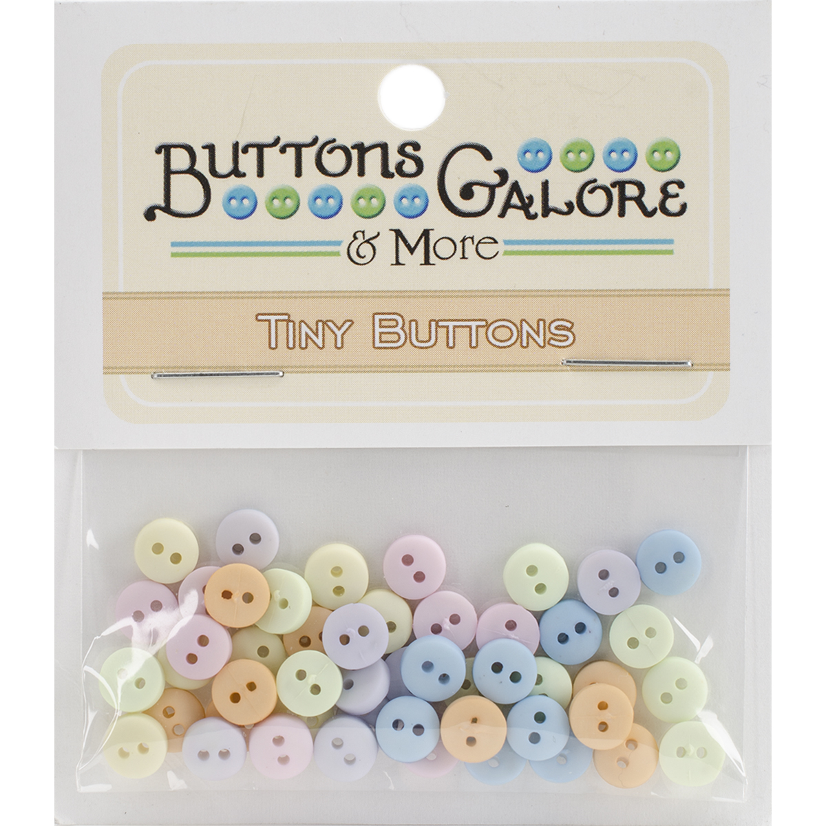 BUTTONS GALORE & MORE TINY PASTEL BUTTONS