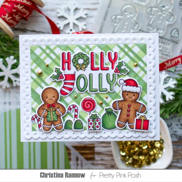 Pretty Pink Posh Die Holiday Word Scenes