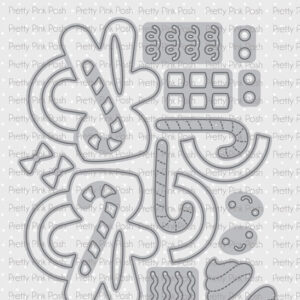 Pretty Pink Posh Die Gingerbread Mugs