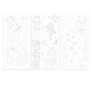 49 & MARKET VB IRRESISTIBLE RUB-ON TRANSFERS SET