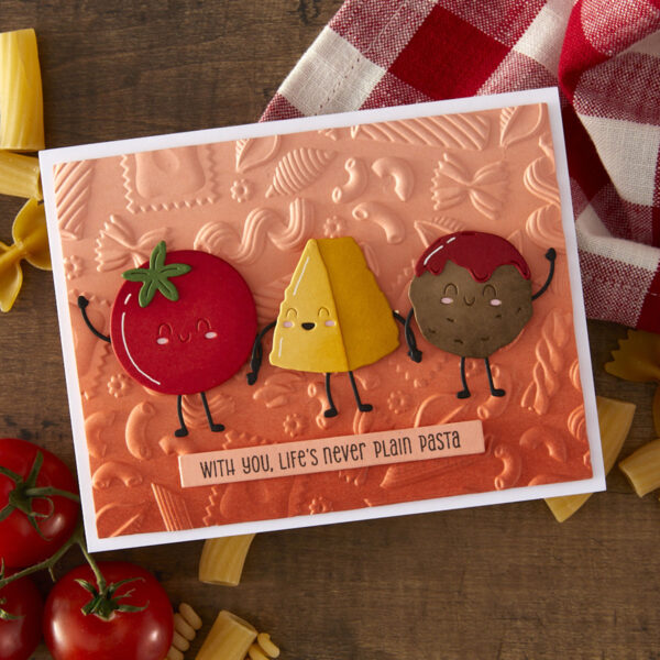 Spellbinders Ingredients Buddies Etched Dies From the Buon Appetito Collection