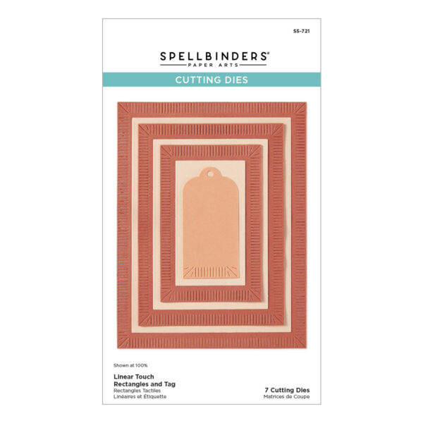 Spellbinders Linear Touch Rectangles and Tag Etched Dies From the Happier Hour Collection Spellbinders Linear Touch Rectangles and Tag Etched Dies From the Happier Hour Collection