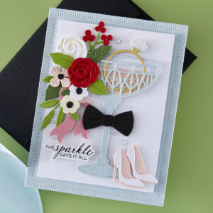 Spellbinders A Special Toast Etched Dies From the Happier Hour Collection