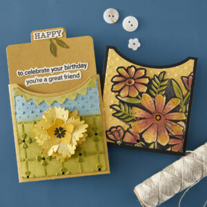 Spellbinders Essential Envelope Every Day Add-ons Etched Dies From the Tabbed Classics Collection By Wendy Vecchi