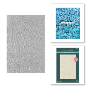 Spellbinders Crackle Paint 3D Embossing Folder From the Beautifully Imperfect Collection
