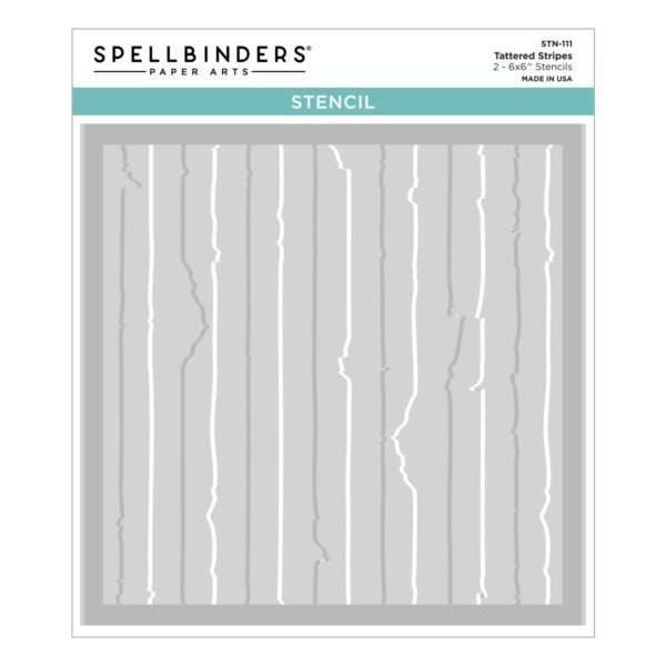 Spellbinders Tattered Stripes Stencils From the Beautifully Imperfect Collection Spellbinders Tattered Stripes Stencils From the Beautifully Imperfect Collection