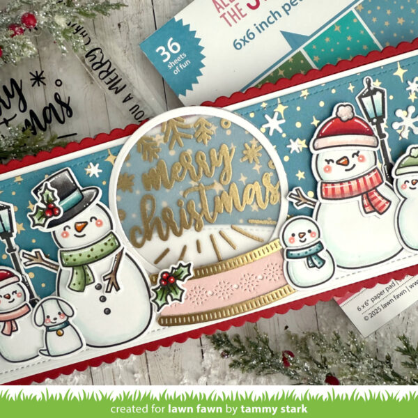 Lawn Fawn Stamp Big Messages: Christmas