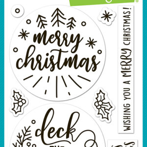 Lawn Fawn Stamp Big Messages: Christmas