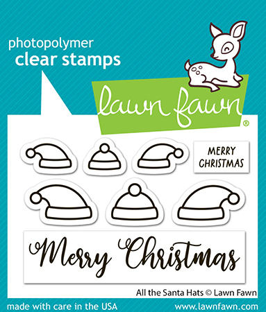 Lawn Fawn Stamp All the Santa Hats