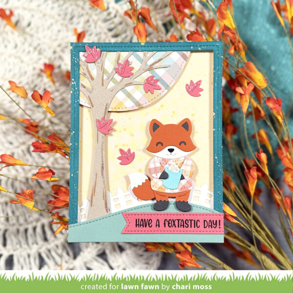 Lawn Fawn Stamp Henry's Build-a-sentiment: Fox