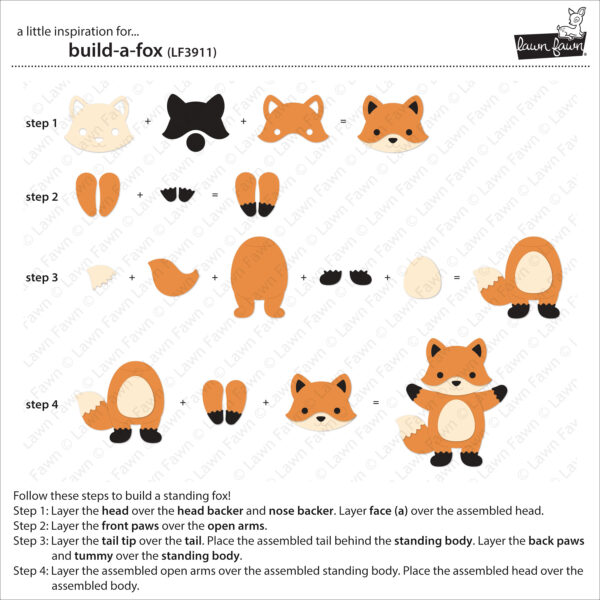 Lawn Fawn Die Build-a-fox