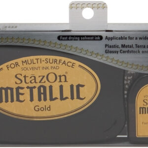 TSUKINEKO STAZON METALLIC INK PAD GOLD
