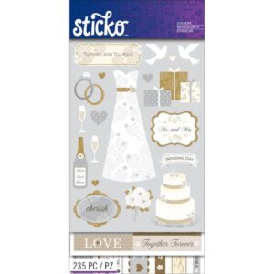 EK SUCCESS STICKO FLIP PACK WEDDING