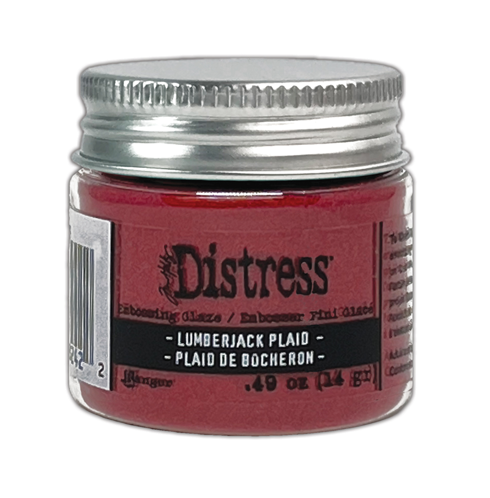 Ranger Tim Holtz Distress Embossing Glaze Lumberjack Plaid