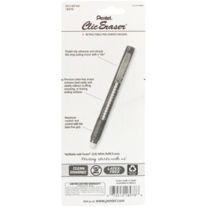 PENTEL CLIC ERASER 3 PACK