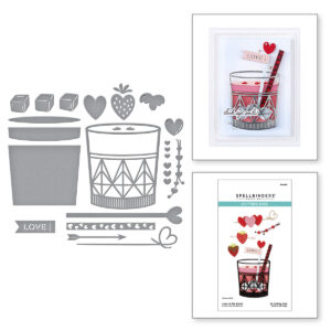 Spellbinders Love On the Rocks Etched Dies From the Love On the Rocks Collection