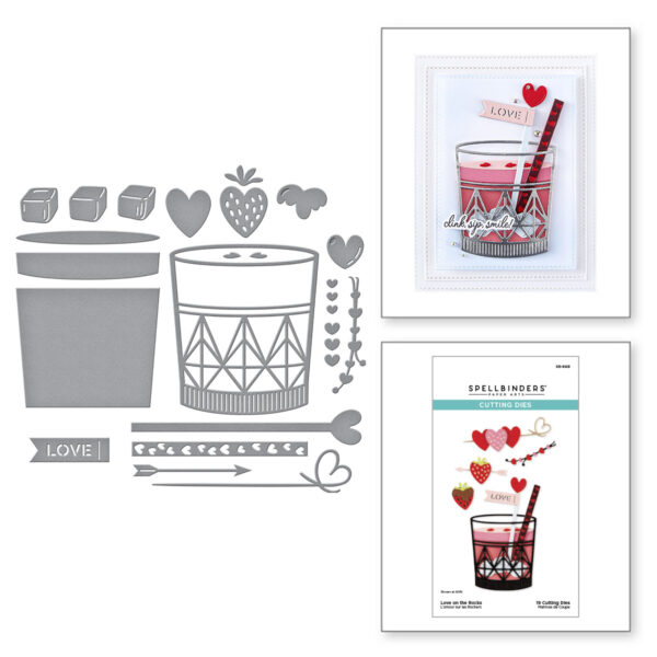 Spellbinders Love On the Rocks Etched Dies From the Love On the Rocks Collection